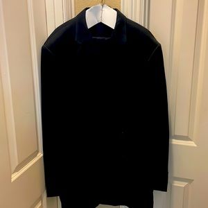 Men’s Hickey Freeman 100% wool 2pc single vent suit in 48L Gunmetal VGUC.